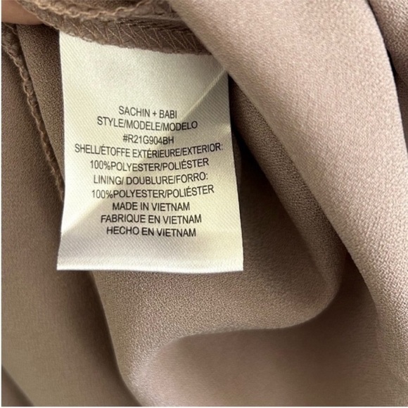 Sachin + Babi Cali Cowl Neck Satin Slip Midi Dress - Picture 8 of 10